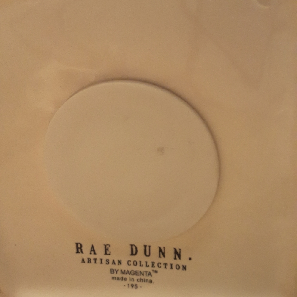 RARE RAE DUNN DOUBLE PRINTED  BANK
